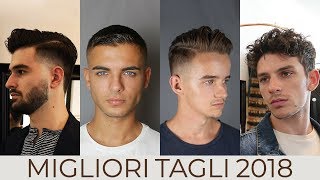 MIGLIORI TAGLI DI CAPELLI PER UOMO  Tendenze Capelli Uomo [upl. by Callahan]