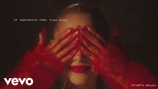 Ariana Grande  supernatural lyric visualizer ft Troye Sivan [upl. by Repsihw]