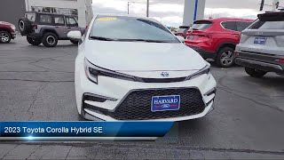 2023 Toyota Corolla Hybrid SE Harvard Woodstock Belvedere Beloit Rockford [upl. by Dita]