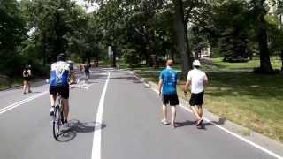 Full Bike Ride through New Yorks Central Park Loop 62 miles on a Citibike [upl. by Ensign]