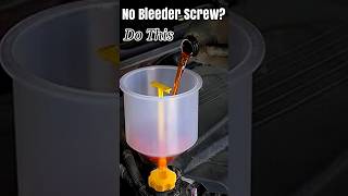 WARNING So theres no BLEEDER SCREW NO PROBLEM DO THIS [upl. by Rubia]