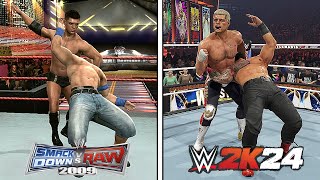 Cody Rhodes quotCross Rhodesquot Evolution in WWE  AEW Games  2008  2024 [upl. by Niltyak]