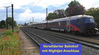 ÖBB Bahnhof Götzis verwilderter Bahnhof mit Nightjet Anschluss [upl. by Yecaj]