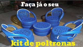 Tutorial Kit de poltronas de pneu Faça o seu [upl. by Uriisa394]