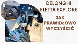 DELONGHI ELETTA EXPLOREJAK WYCZYŚCIĆ EKSPRES DO KAWY [upl. by Nosyrb91]