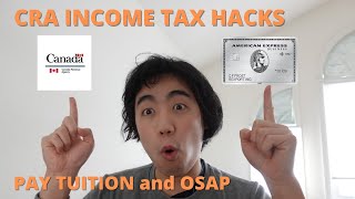 How to Pay Income Tax with your Credit Card  CRA Spend Hacks [upl. by Naujled]