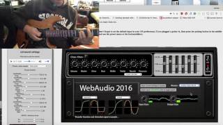 New video of the WebAudio guitar amp simulator [upl. by Coheman298]