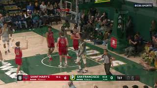 MBB  USF vs Saint Marys Highlights [upl. by Ahgiel393]