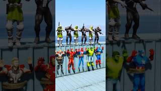 GTA V SUPERMAN AND BATMAN SAVES AVENGERS FROM DANGER shorts gta [upl. by Land]