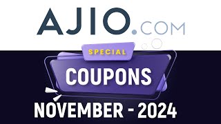 Ajio Coupon Code 2024 ⚡ 100 Working Coupon ⚡ Updated Today ⚡ Ajio Discount Code 2024 [upl. by Antipas]