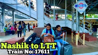 Nashik to Lokmanya Tilak Terminals by Train no 17611  Rajyarani Express  Mumbai Malayalam Vlog [upl. by Cavuoto]