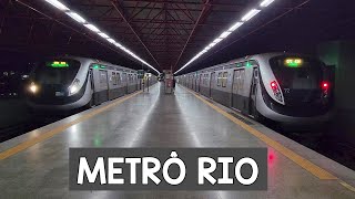 Metrô do Rio de JaneiroRJ [upl. by Aidualc720]