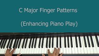 C Major Finger Patterns for Piano  Piano Tutorial for Beginners  Scale Learning [upl. by Theodor]