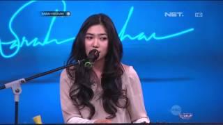 Isyana Sarasvati  Keep Being You  Live at Sarah Sechan [upl. by Alyahc]