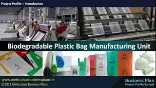 Biodegradable Plastic Bag Manufacturing Unit [upl. by Aisila]