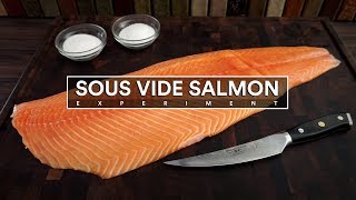 Sous Vide SALMON Experiment [upl. by Aihtiekal]