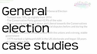 General election case studies  Revision for Citizenship GCSE [upl. by Hawk765]