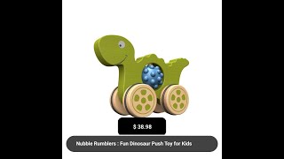 Nubble Rumblers  Fun Dinosaur Push Toy for Kids [upl. by Aicil]