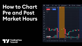 How to Chart Pre and Post Market Hours Tutorial [upl. by Aniloj387]