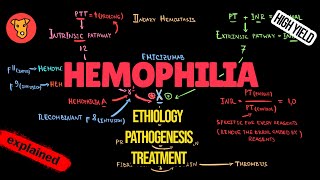 HEMOPHILIA Pathogenesis Mechanism of clinical symptoms Treatment [upl. by Misti]