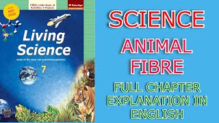 Science chapter 4 ANIMAL FIBRE FULL EXPLANATION in HINDI from Living Science Ratna Sagar by Harry [upl. by Lanod]