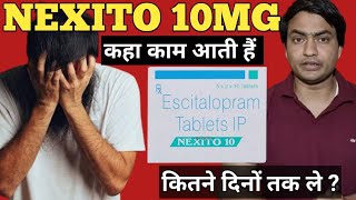 nexito 10 mg tablet in hindi  nexito 10 mg tablet  kish kaam aati hai [upl. by Prudy]