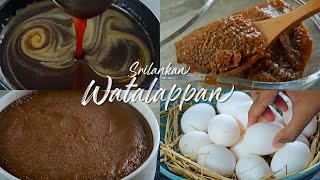 Sri Lankan Watalappan Recipe  Eid Sweets  Original Muslim Style watalappam  Ramadan Eid desserts [upl. by Adao]