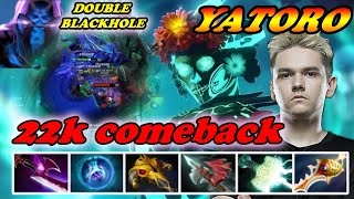 Yatoro Muerta Divine Rapier incredible comeback vs double Blackhole  Immortal Ranked Pro Gameplay [upl. by Aitak]