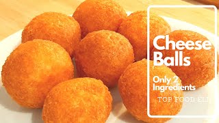 Cheese Balls Recipe  ONLY 2 INGREDIENTS  Top Food Eli [upl. by Tneicniv816]