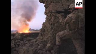 US marines engage Taliban fighters in close combat in southern Afghanistan [upl. by Annij]