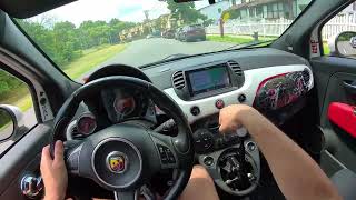 Abarth 500 Pov Drive [upl. by Enahsal]