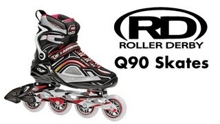 Roller Derby Aerio Q90 Inline Fitness Skates Review [upl. by Arhoz]