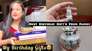 Birthday Gifts UnboxingFirst Time Silver Gifts birthdaygifts himaworld kannadavlogs youtube [upl. by Yregerg]