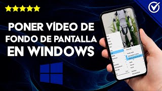 Cómo Poner un Vídeo de Fondo de Pantalla en Windows 7 8 y 10 Sin Programas  Vídeo Wallpaper [upl. by Whitelaw]