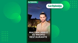 Maluma inauguró por lo alto su nuevo restaurante I La Opinión [upl. by Westleigh]