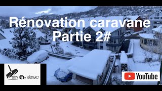 Rénovation caravane Tiny house partie 2 [upl. by Anabal846]