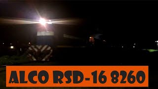 ALCo RSD16 8260 con Cubiertos nocturno por San Lorenzo [upl. by Obelia845]