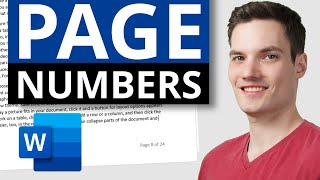 How to Add Page Numbers in Word Document [upl. by Liva405]