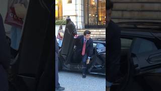 Billionaire Bruce Wayne getting out his Lamborghini Revuelto billionaire monaco luxury lifestyle [upl. by Sausa]