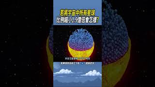 若將宇宙中所有星球比例縮小19億倍，會怎樣實驗知識 科普 [upl. by Curran]