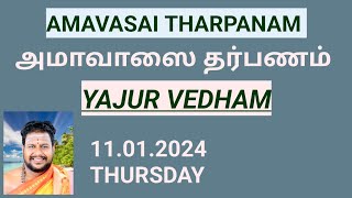 January Months Yajurvedha AmavasaiTharpanamயஜுர்வேத அமாவாசை தர்பபணம் 11012024 THURSDAY [upl. by Dorotea]