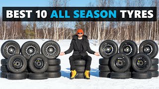 Best 10 All Season Tires for 202324  Tested in the Dry Wet and Snow [upl. by Flodur]