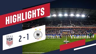 USWNT vs Germany Highlights  Nov 13 2022 [upl. by Lyrahs]