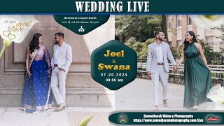 WEDDING LIVE  JOEL amp SWANA [upl. by Hazard368]