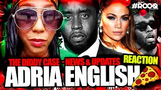 ADRIA ENGLISH DIDDY ACCUSER INTERVIEW REACTION  JLO BEIBER  RQ DAILY [upl. by Aelram954]