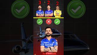 Virat Kohli 🆚 Faf du Plessis 🆚 MS Dhoni 🤑💪❓ Comparison Short Video comparison trending short [upl. by Einnahc357]