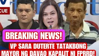 VP SARA DUTERTE TATAKBONG MAYOR NG DAVAO CITY FORMER PRESDUTERTE TATAKBONG SENADOR [upl. by Kcirdez]