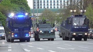 1 MAI IN HAMBURG  GROSSALARM  POLIZEI IM GROSSEINSATZ  2100 BEAMTE IM EINSATZ [upl. by Eiger]