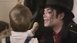 Michael Jackson in Romania 1996  The Lost Children [upl. by Yatnoed]