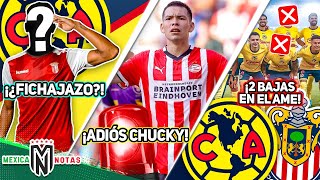 AMÉRICA VA x FICHAJAZO de ÚLTIMA HORA🚨 ADIÓS CHUCKY LOZANO❌ DOS BAJAS para el CLÁSICO NACIONAL😱 [upl. by Kris]